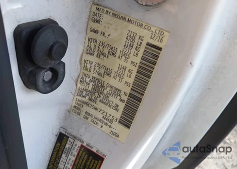 2017 Nissan Frontier S из США, поврежденный, VIN 1N6BD0CT5HN721753